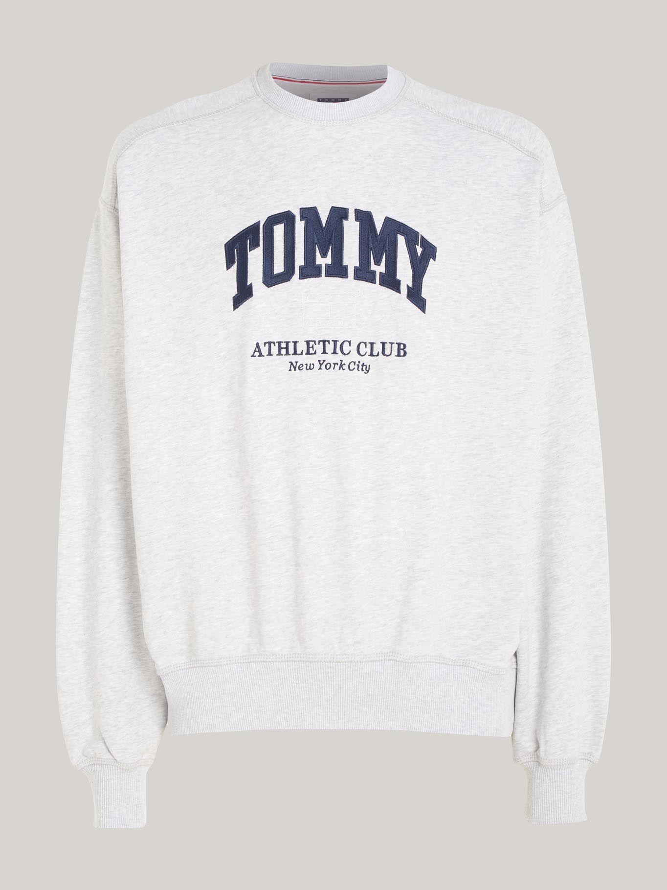 Polerón Relaxed Estilo Varsity Gris Tommy Jeans-4
