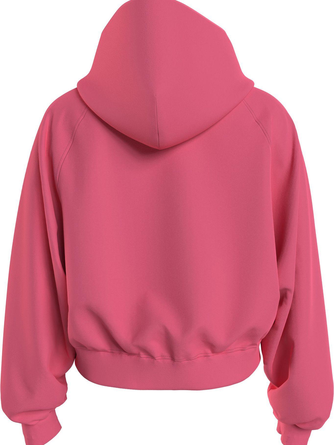 Polerón Hoodie Estilo Universitario Rosado Tommy Hilfiger-1