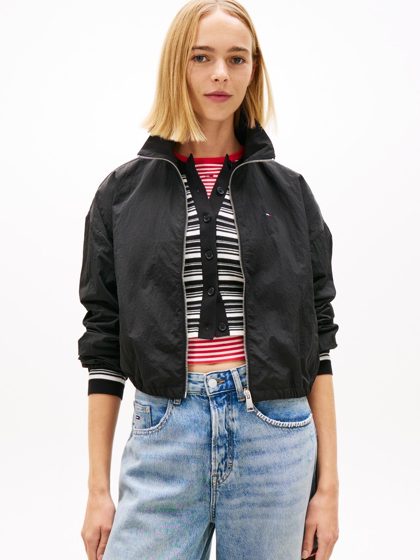 Chaqueta Con Cordón Lateral-0