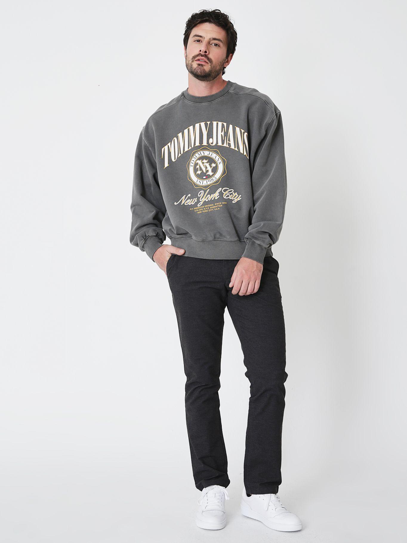 Polerón Relaxed Boxy Con Logo Negro Tommy Jeans-2