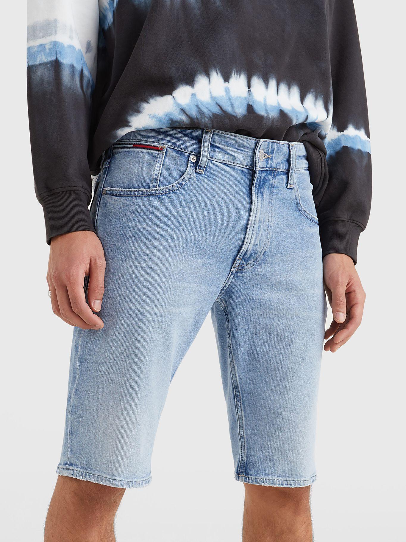 Shorts Denin Desteñido Celeste Tommy Jeans JN2-0
