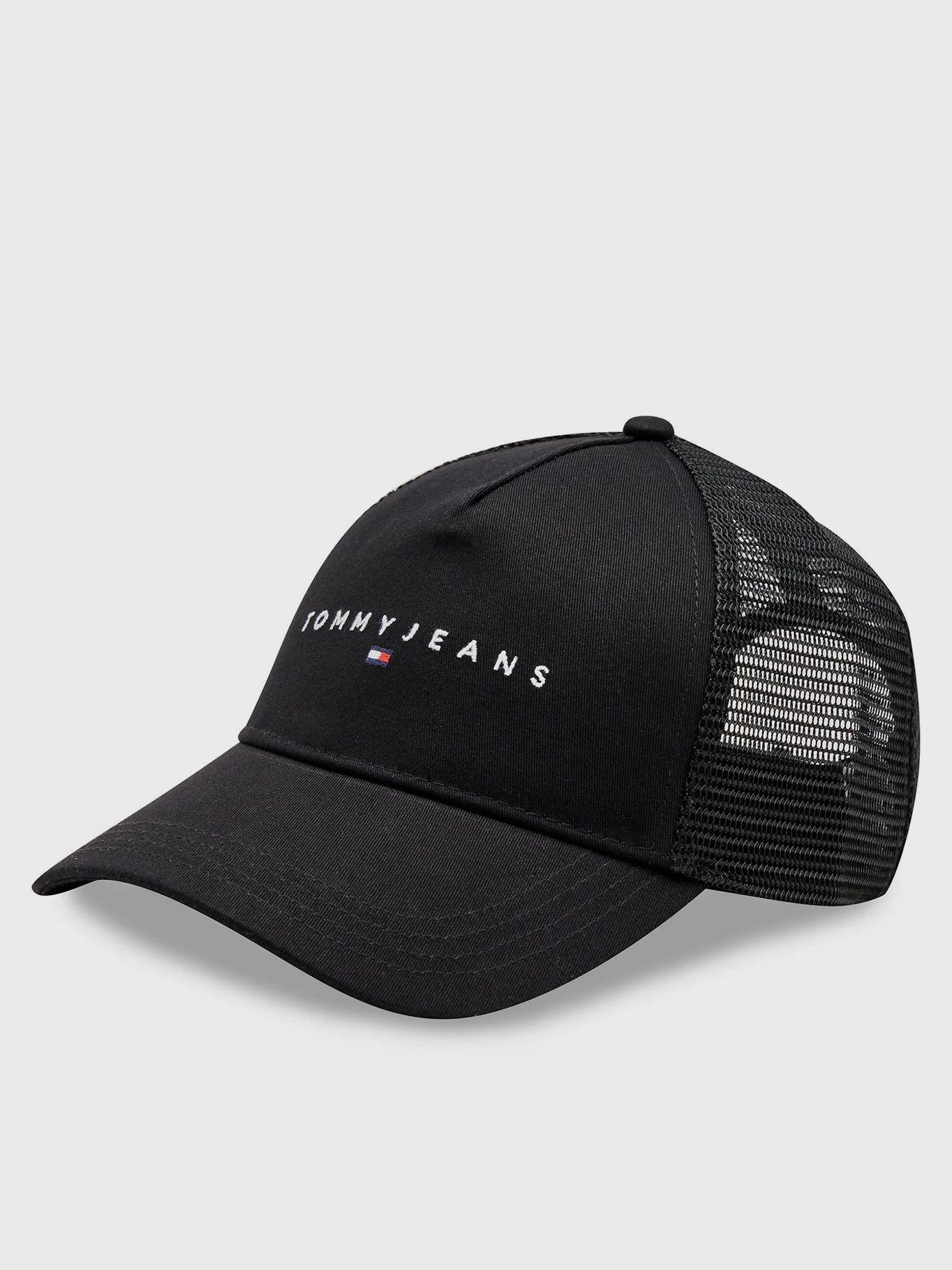Jockey Trucker Con Malla Y Logo Negro Tommy Jeans-0