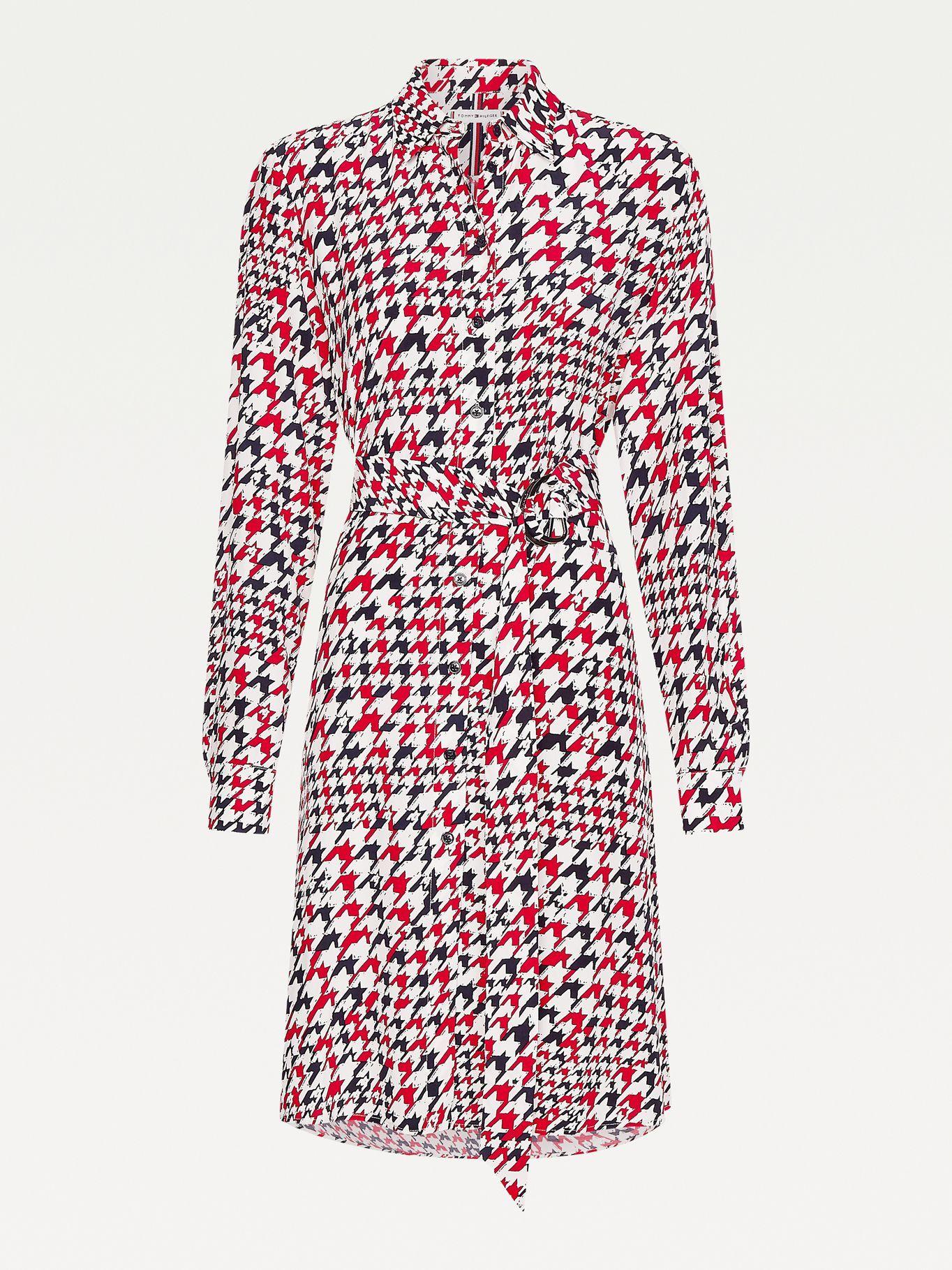Vestido Camisero Rojo Tommy Hilfiger A2-3