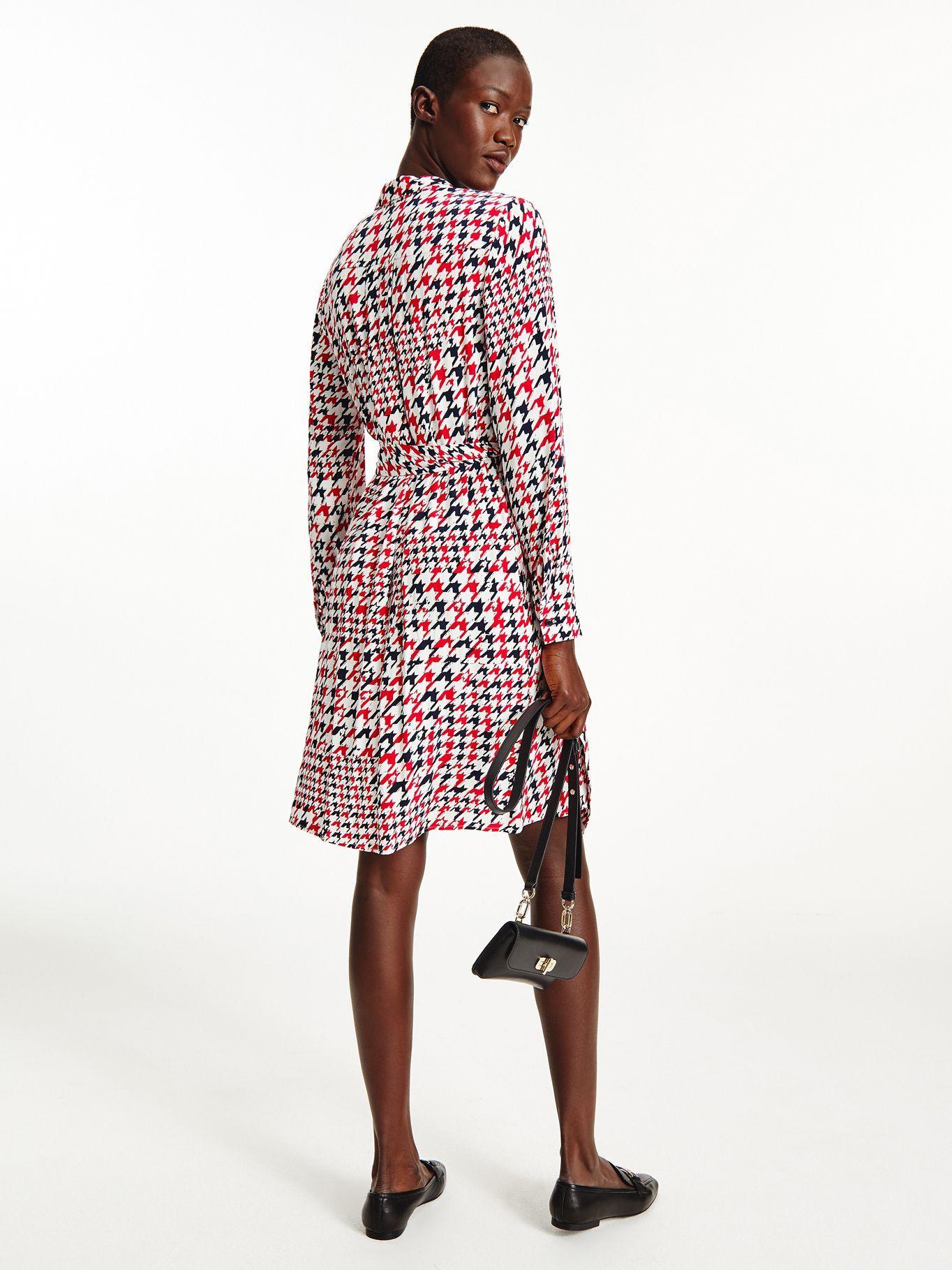 Vestido Camisero Rojo Tommy Hilfiger A2-1
