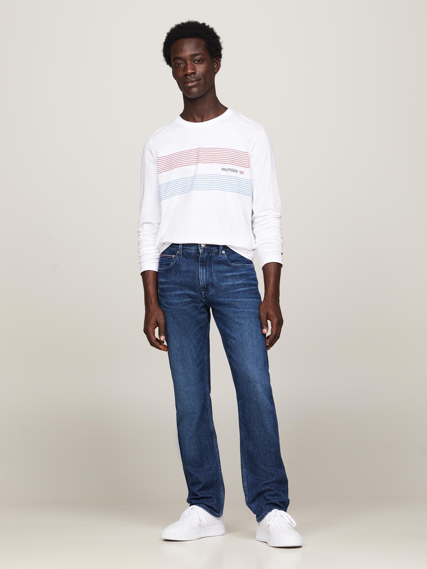 Polera Logo Chest 1985 Blanco Tommy Hilfiger-1