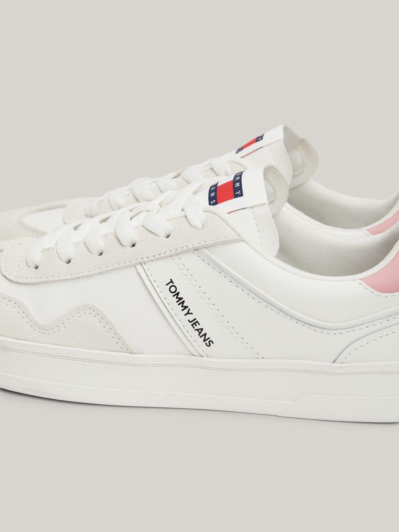 Zapatillas De Ante Texturizadas Blanco YBL Tommy Hilfiger-6