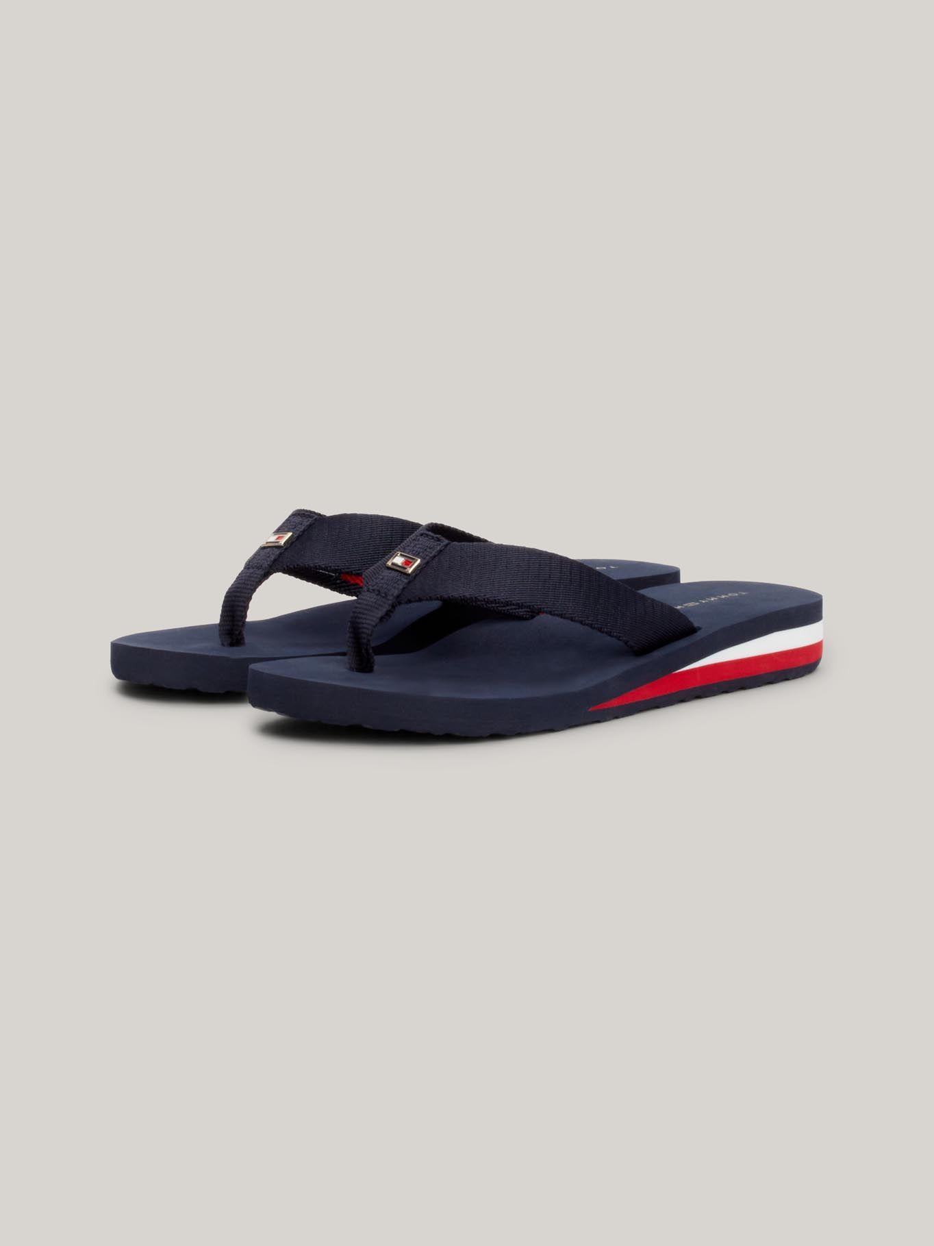 Sandalia Logo Signature Azul Tommy Hilfiger-0