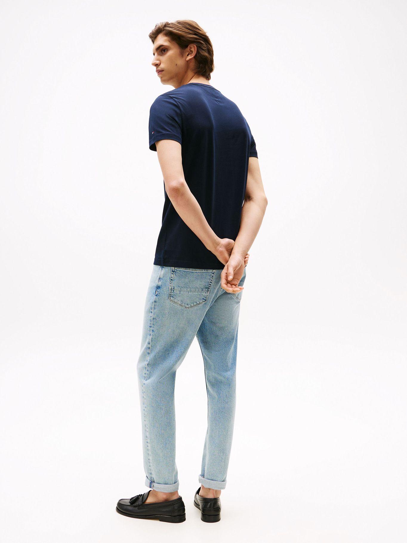 Polera Im Core Logo Slim Fit Azul Tommy Hilfiger-2