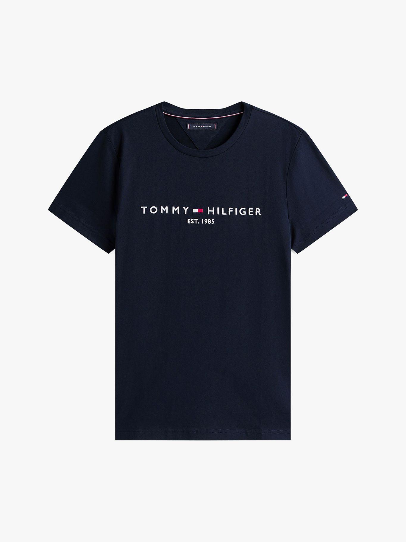 Polera Im Core Logo Slim Fit Azul Tommy Hilfiger-4