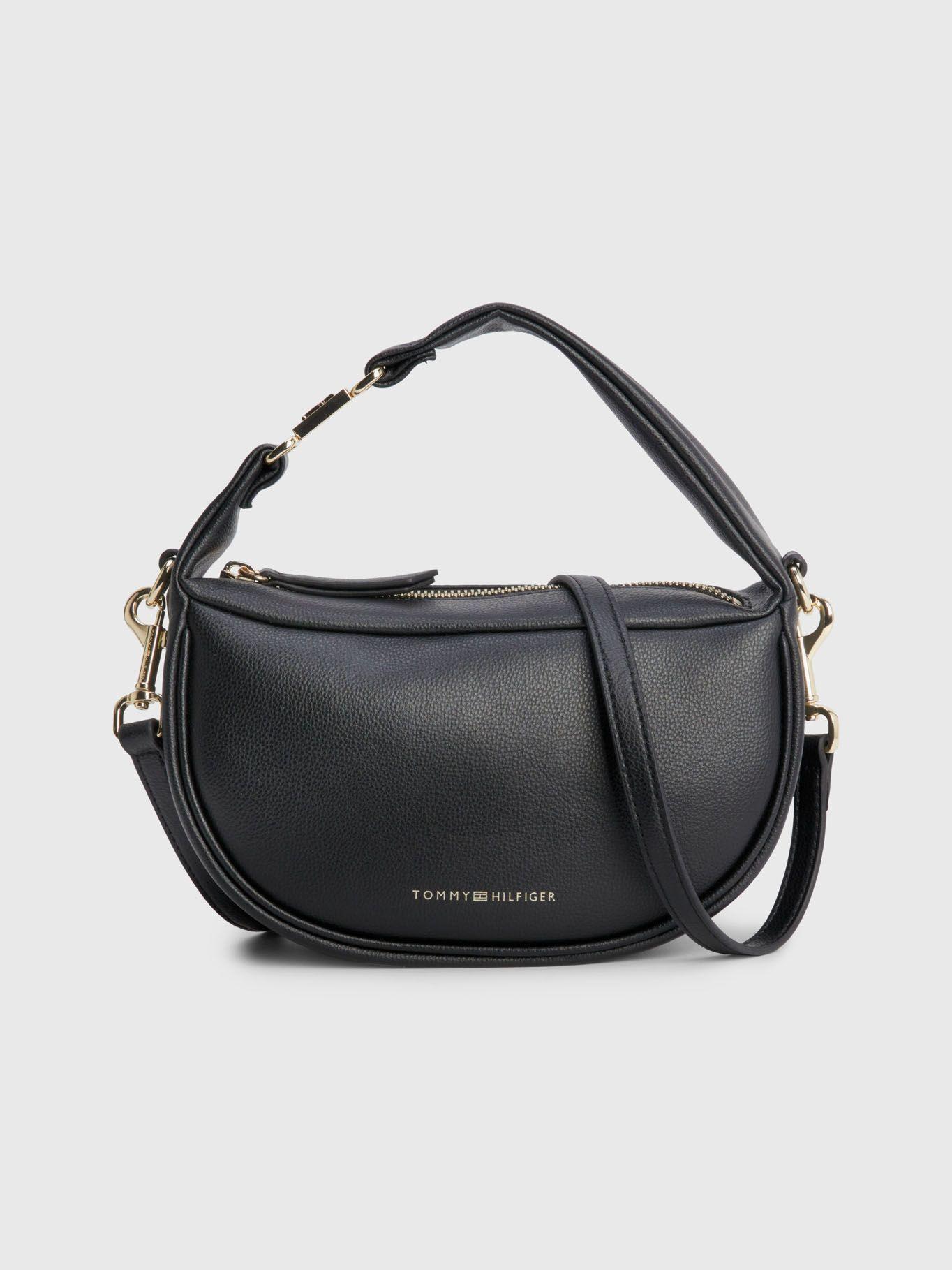 Bandolera Contemporary Con Logo Negro Tommy Hilfiger-0