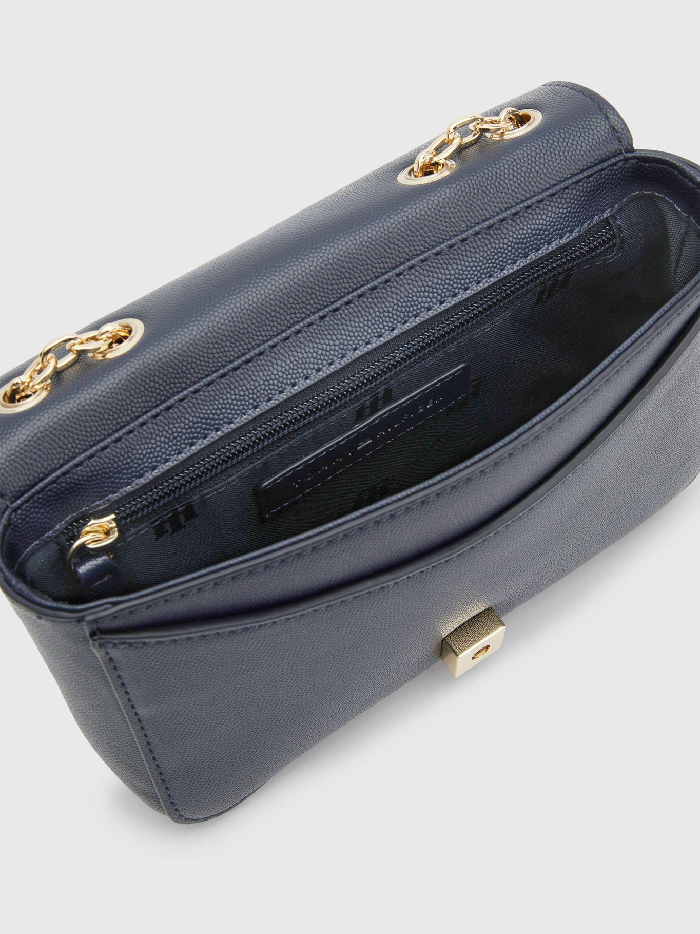 Cartera Timeless Chain Monogram Azul Tommy Hilfiger-3