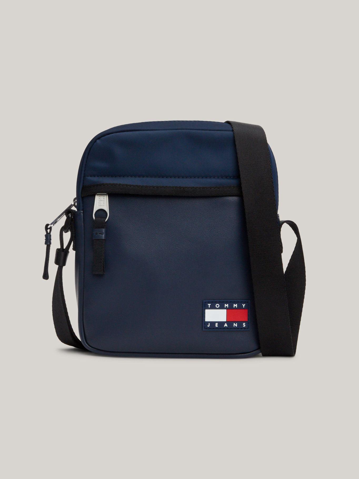 Bolso Reporter Logo Con Parche Azul Tommy Hilfiger-0