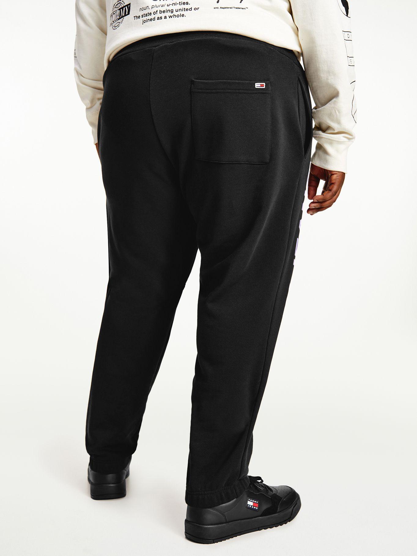 Joggers Cotton Plus Size Negro Tommy Jeans M2-1