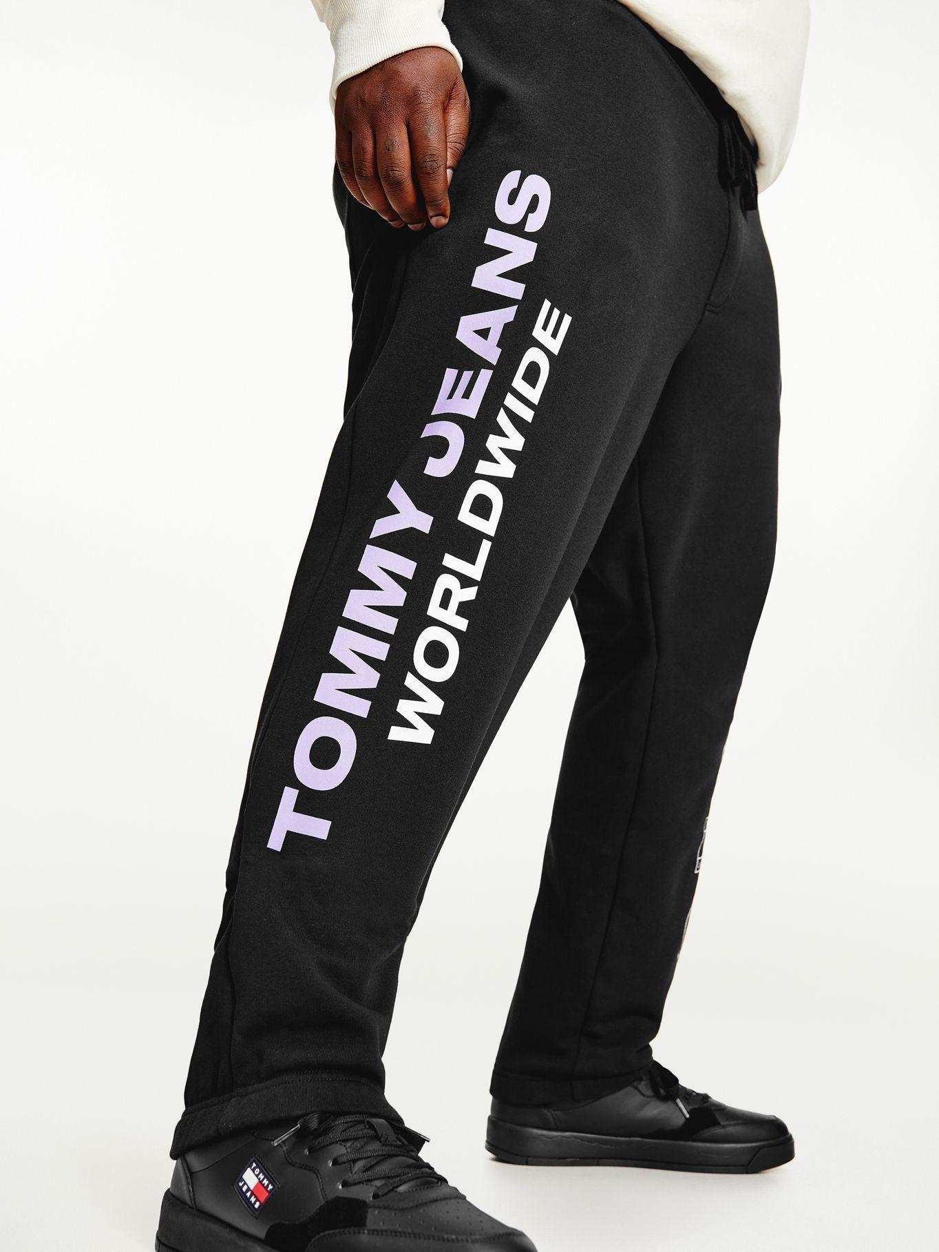 Joggers Cotton Plus Size Negro Tommy Jeans M2-2