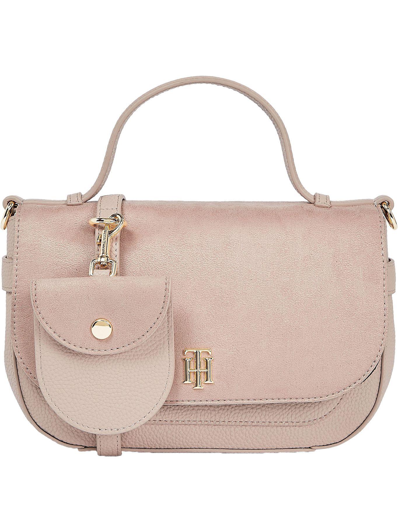 Bandolera Con Insignia Beige Tommy Hilfiger MY2-0