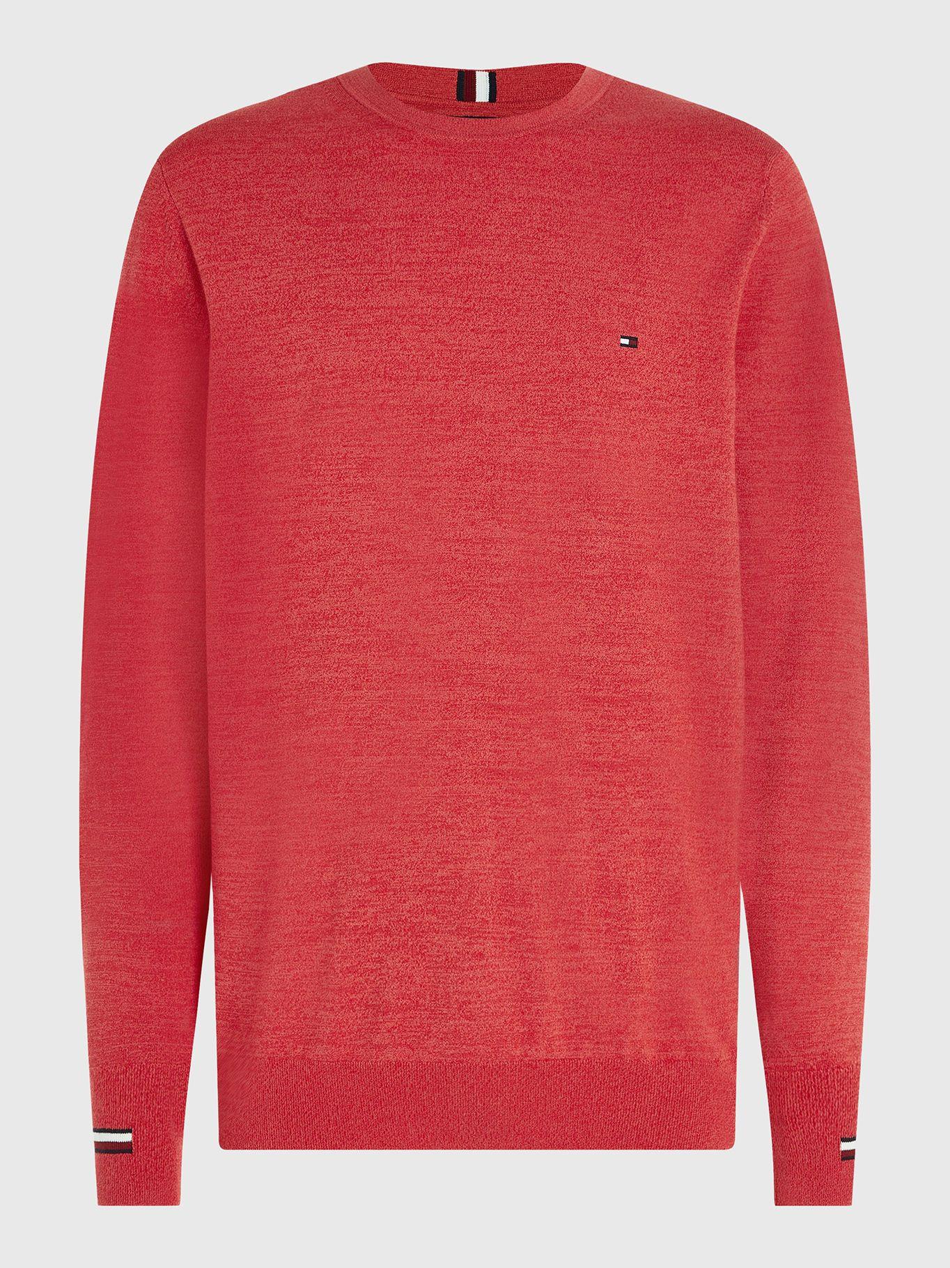 Sweater Mouline Striped  Rojo Tommy Hilfiger-4