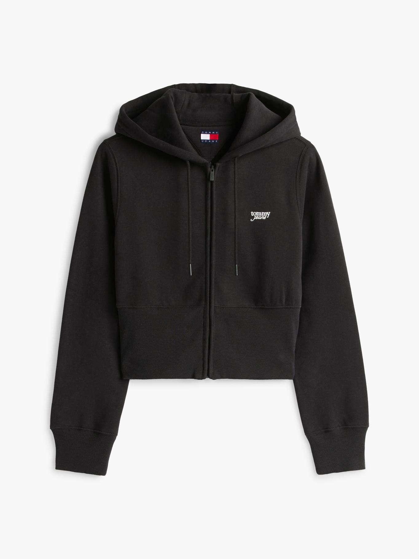 Polerón Hoodie Con Logo Script Tommy Jeans Negro-4