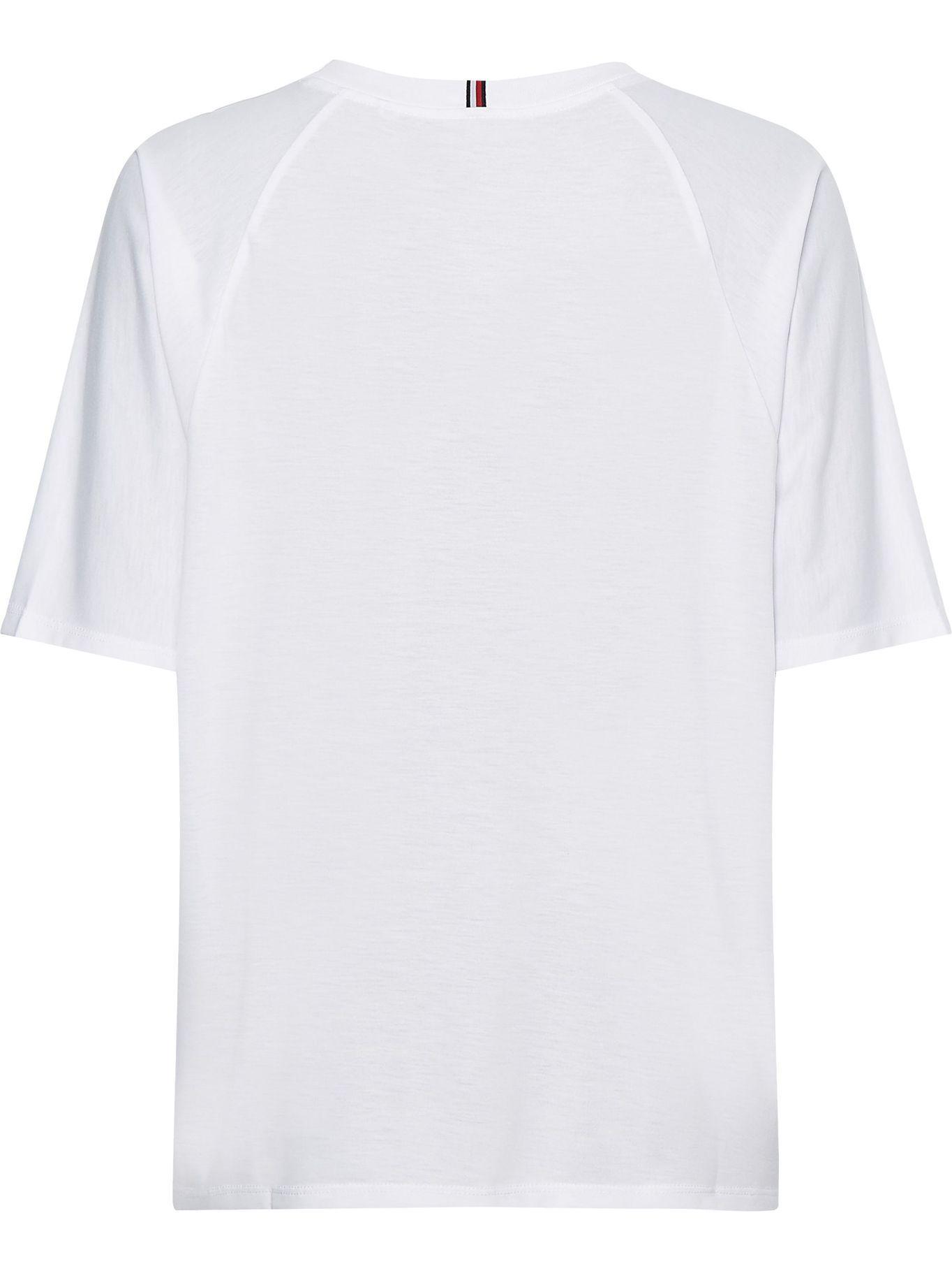 Polera Sport Relaxed Blanco Tommy Hilfiger MY2-1