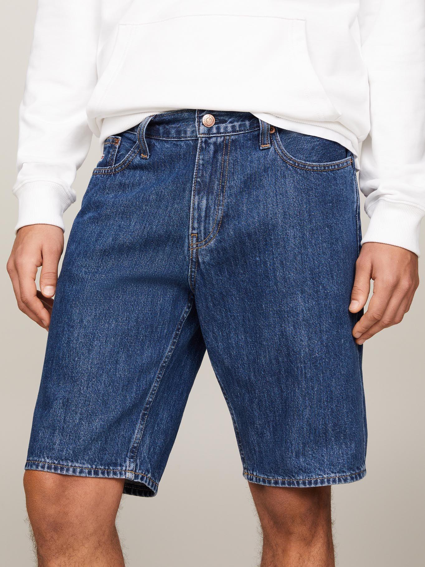 Shorts Denim Ryan Straight Fit Azul Tommy Jeans-0