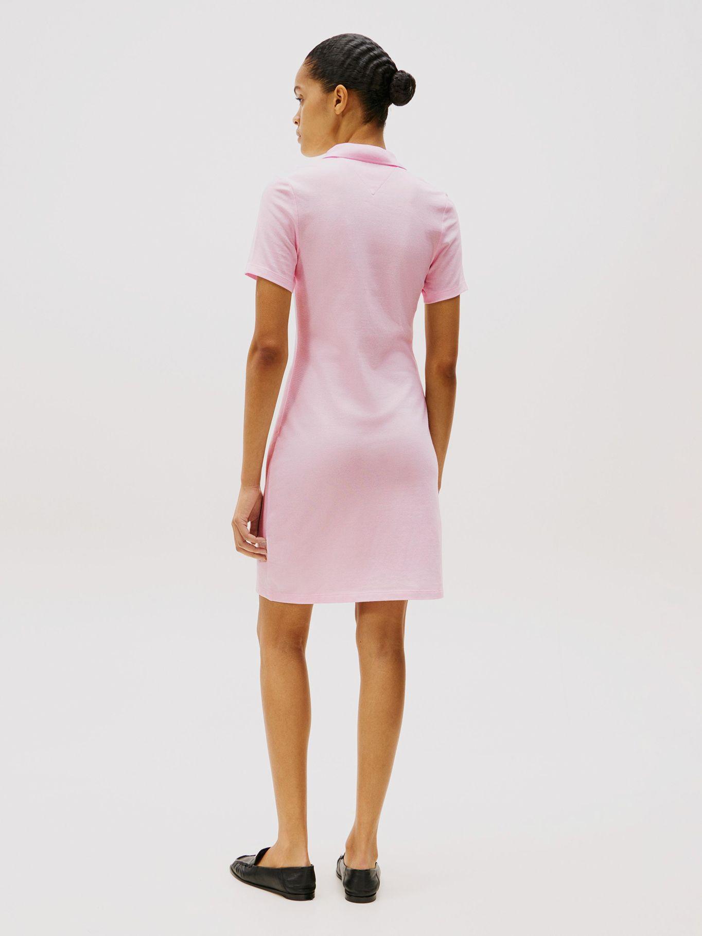 Vestido Polo 1985 De Corte Slim Rosado Tommy Hilfiger-1