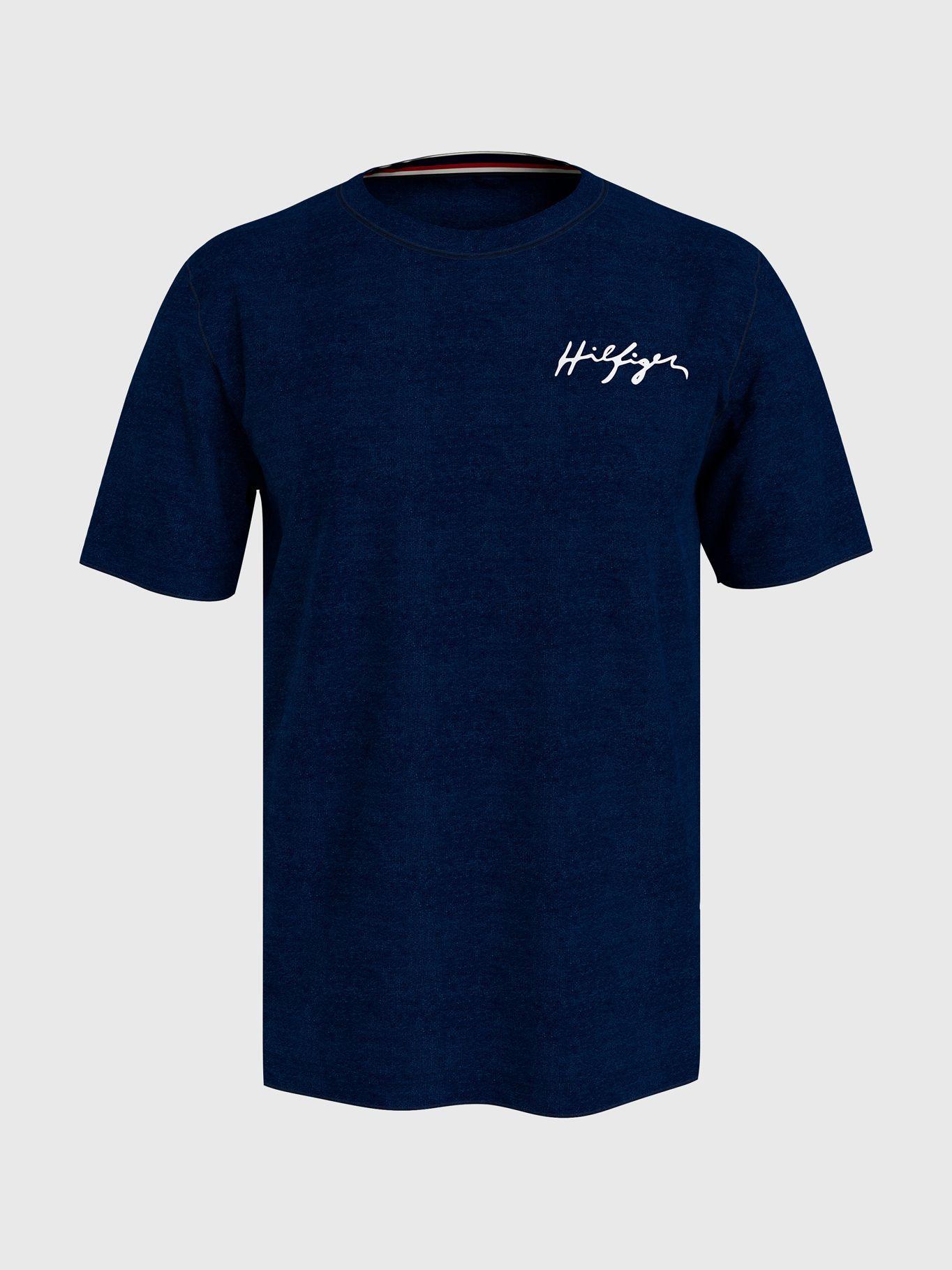 Polera Hilfiger Signature Azul Tommy Hilfiger JN2-0