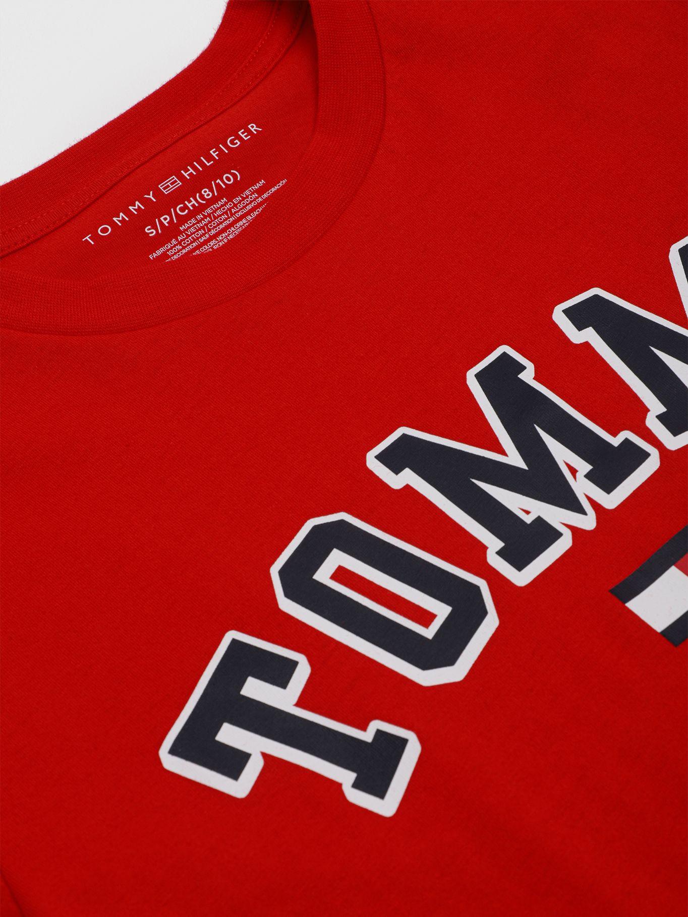 Polera Con Logo Circular - Rojo Tommy Hilfiger-2