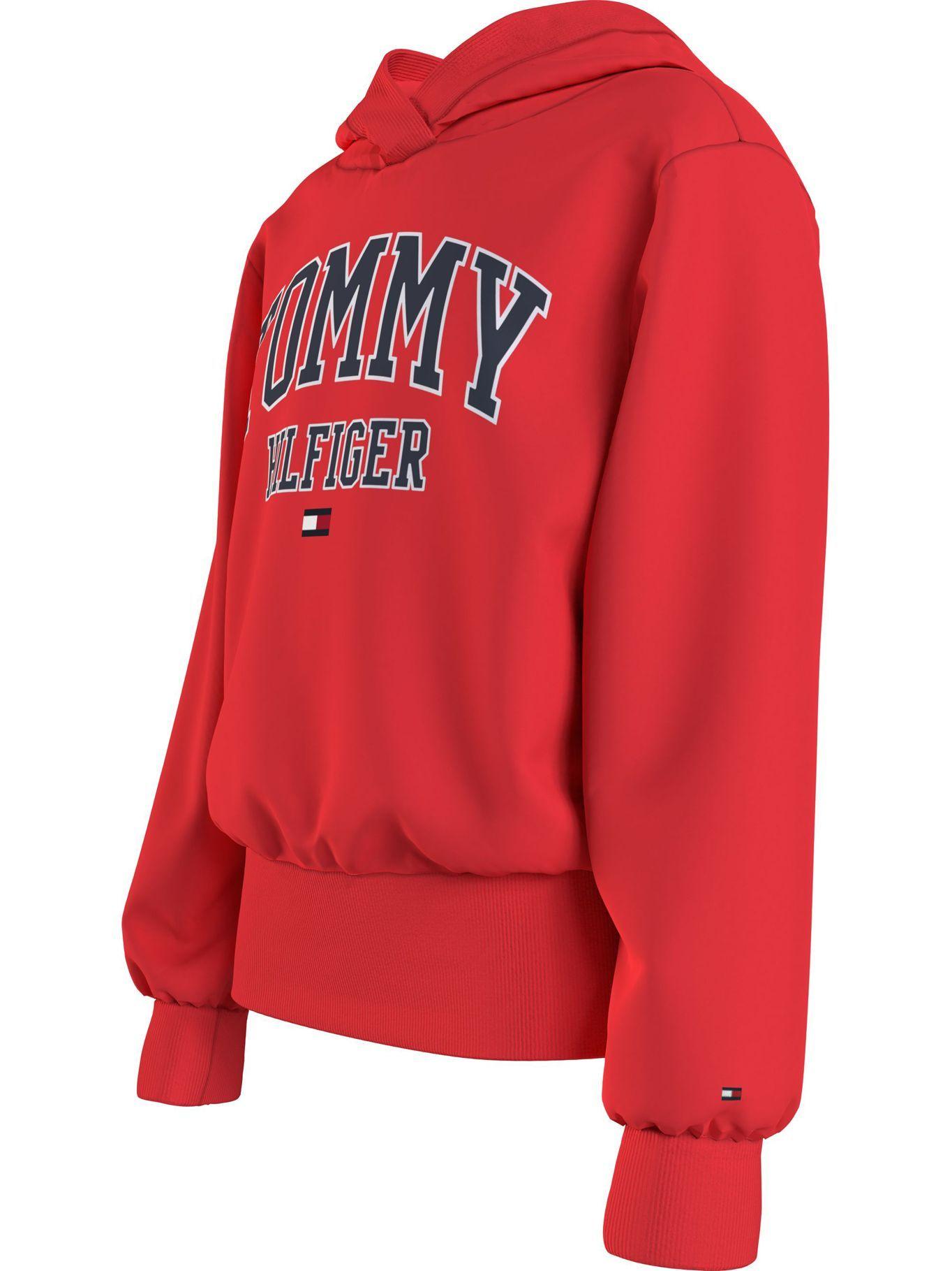 Polerón Hoodie Varsity Th Rojo Tommy Hilfiger-2