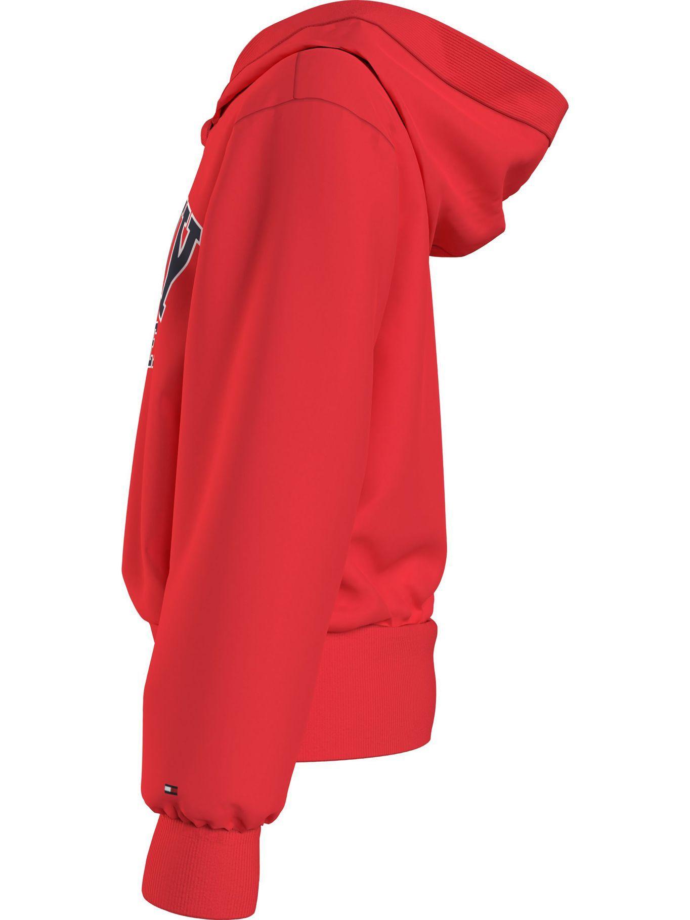Polerón Hoodie Varsity Th Rojo Tommy Hilfiger-3