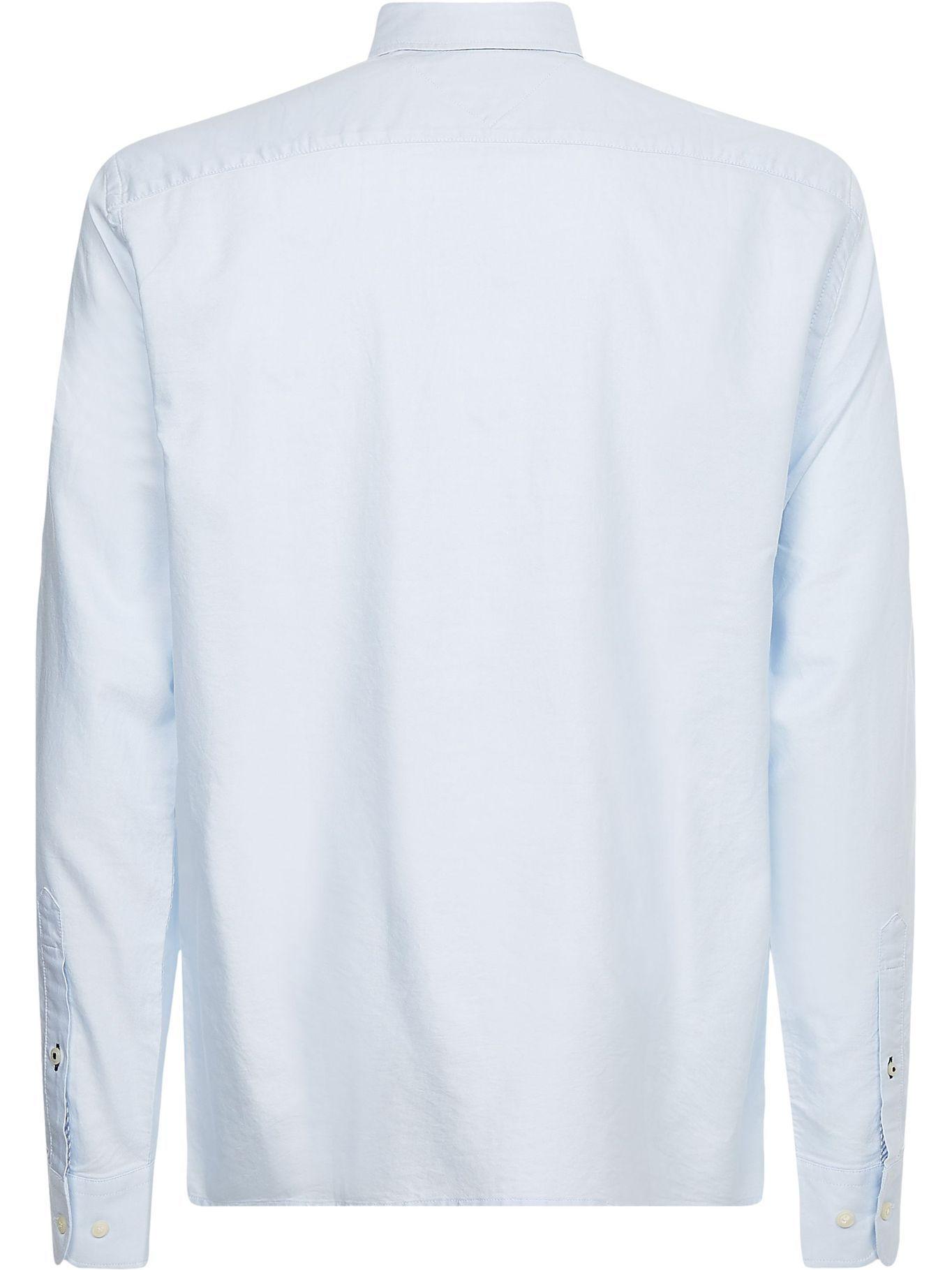 Camisa Light Oxford Regular Fit Celeste Tommy Hilfiger-1