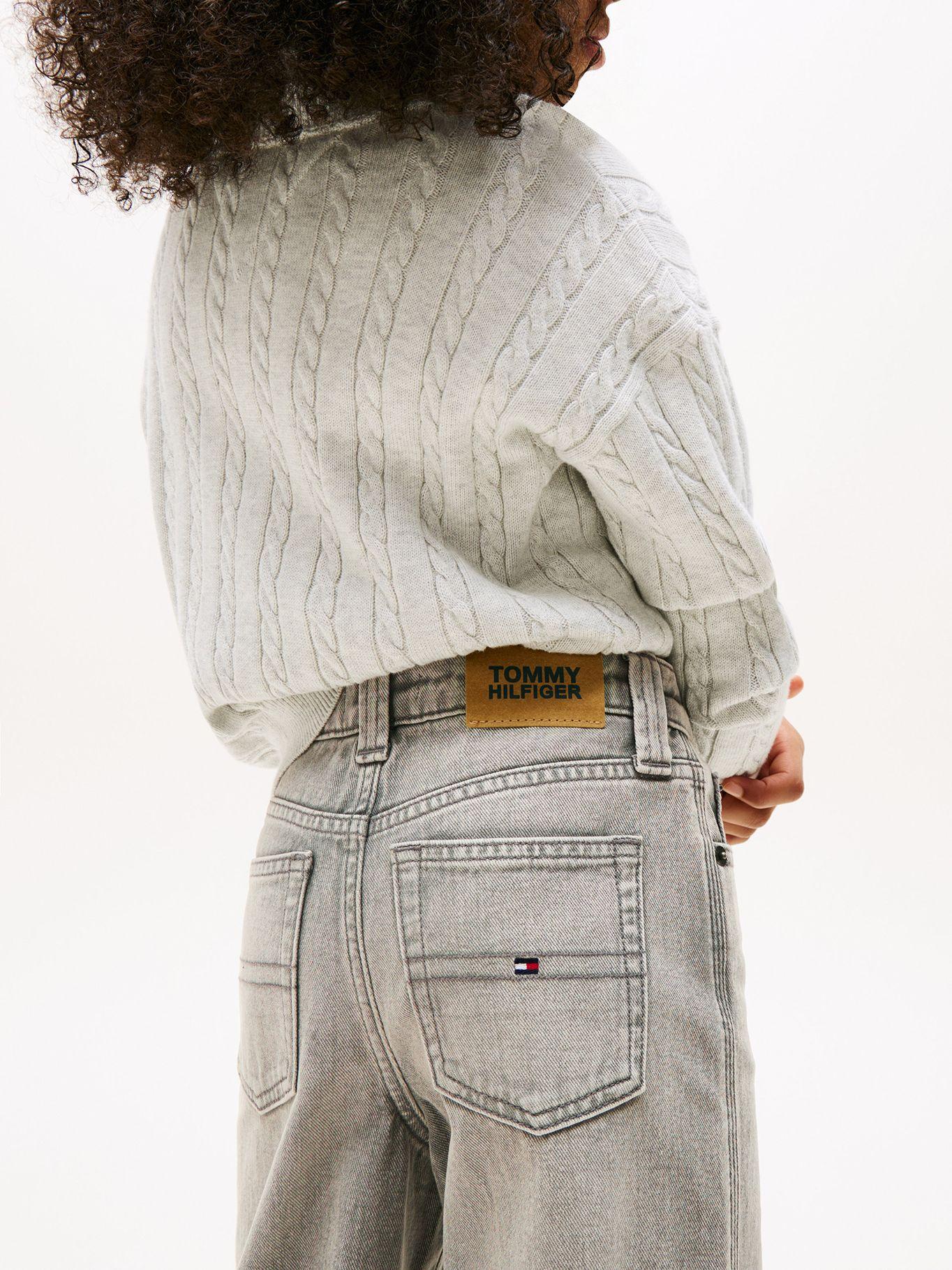 Jeans Mabel Denim Efecto Lavado Gris Tommy Hilfiger-3