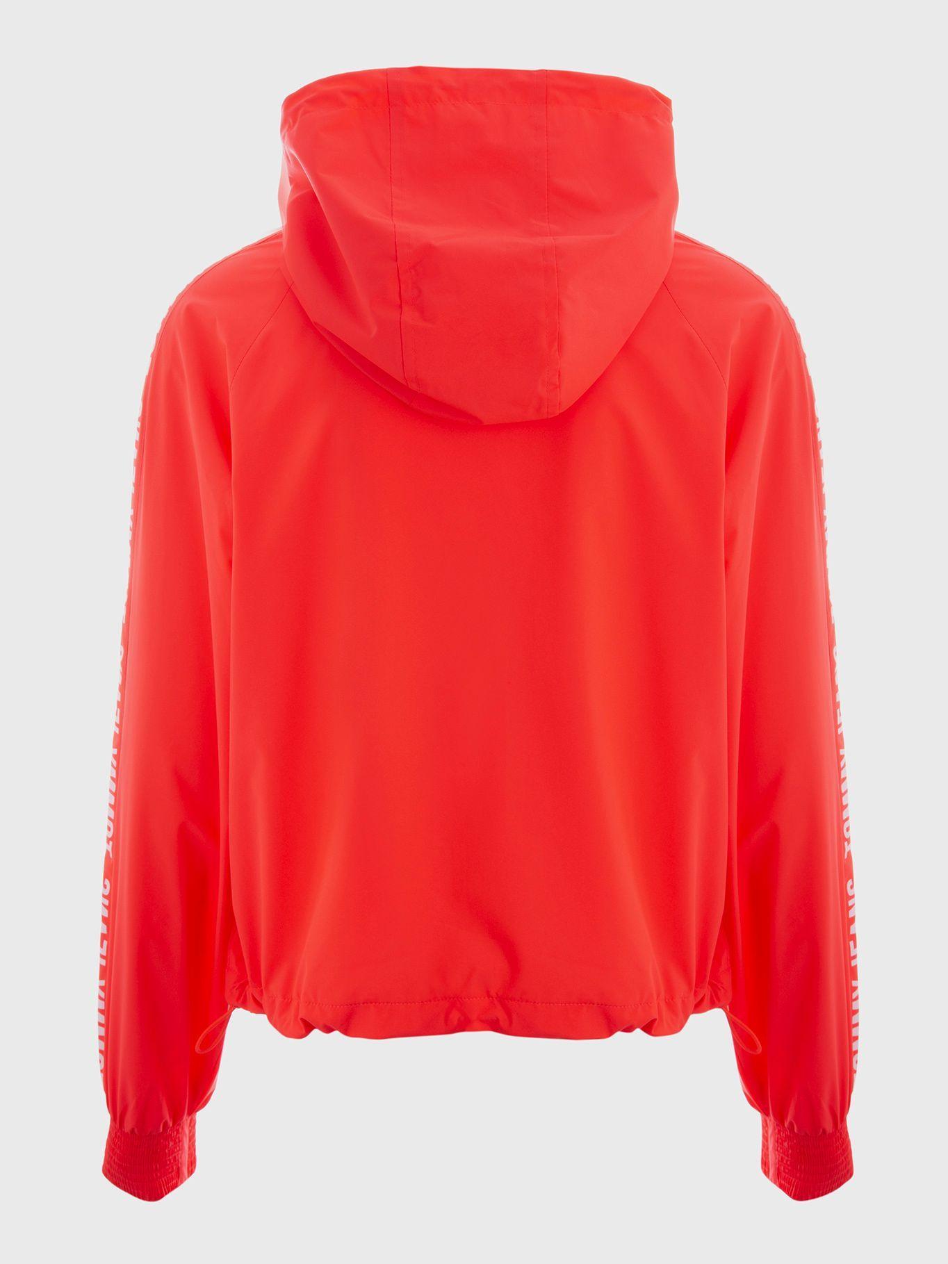 Cortavientos Con Logo En Mangas Rosado Tommy Hilfiger-2