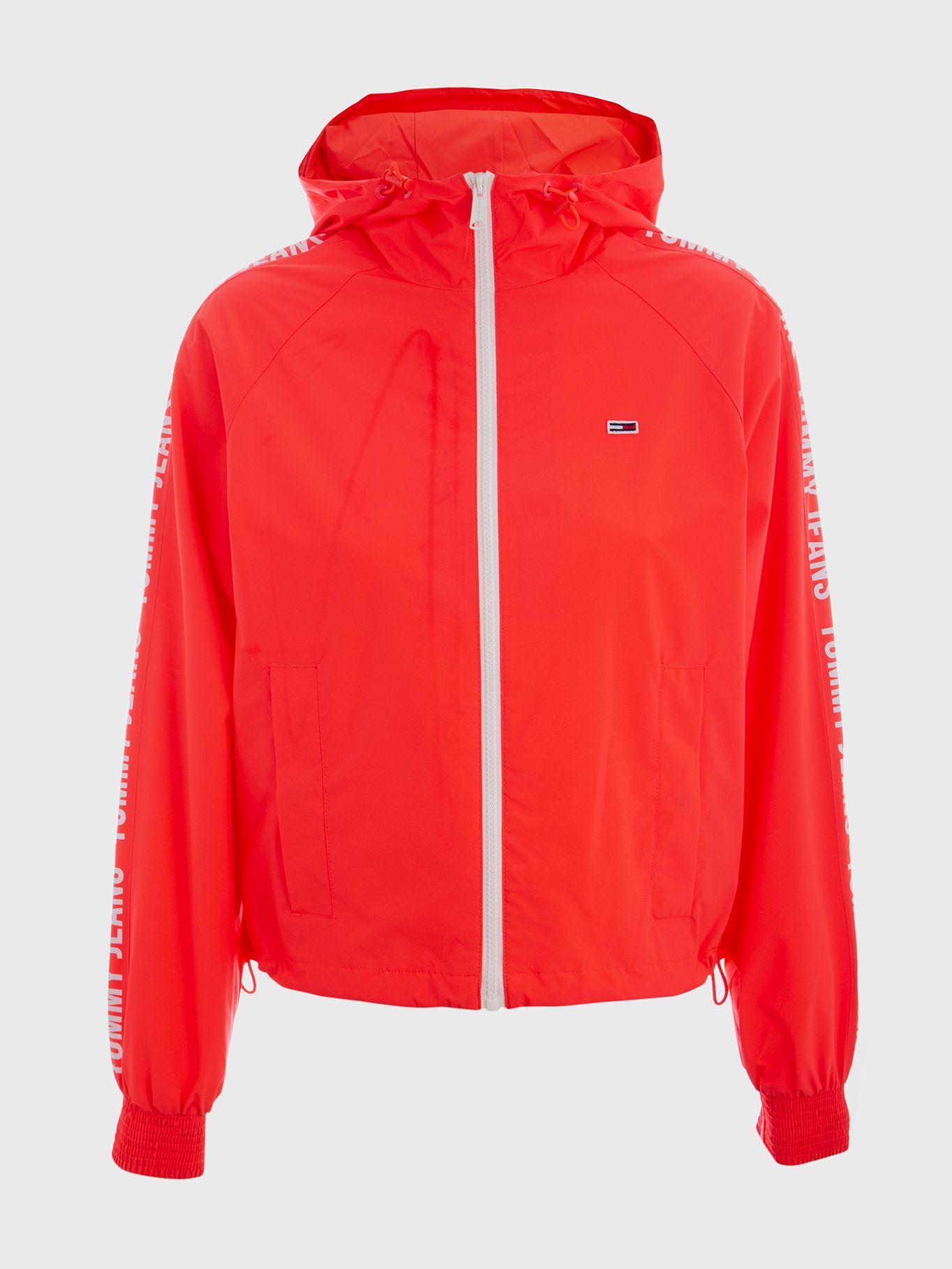 Cortavientos Con Logo En Mangas Rosado Tommy Hilfiger-0