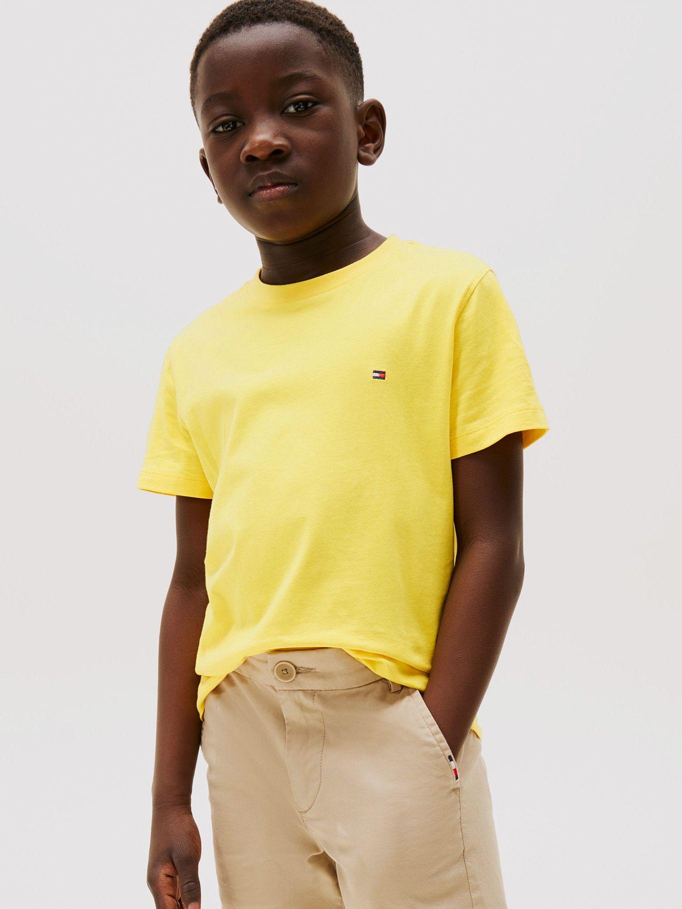 Polera Esential Cuello Redondo Amarillo Tommy Hilfiger-0