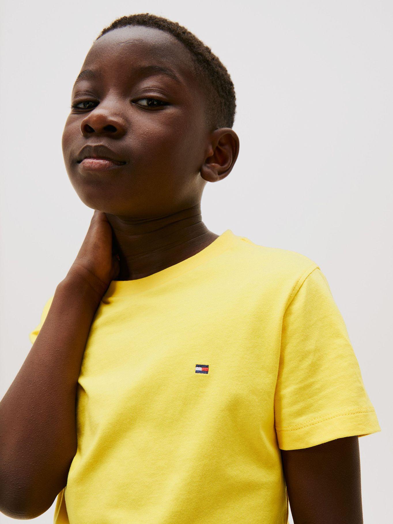 Polera Esential Cuello Redondo Amarillo Tommy Hilfiger-3