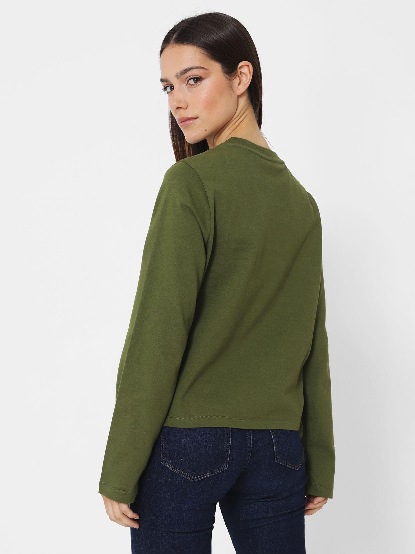 Polera Con Logo Script C-Neck Verde Tommy Hilfiger-2