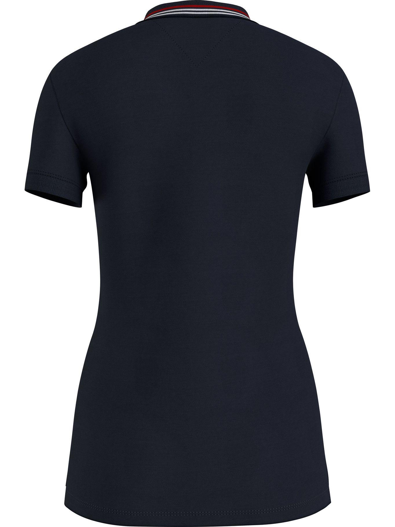 Polo Circle Logo Slim Fit Azul Tommy Hilfiger-1