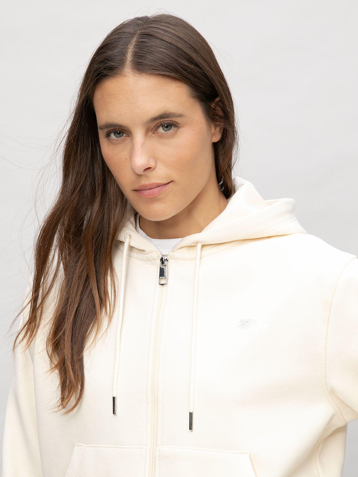 Polerón Con Logo/Gráfico Blanco Tommy Hilfiger-3