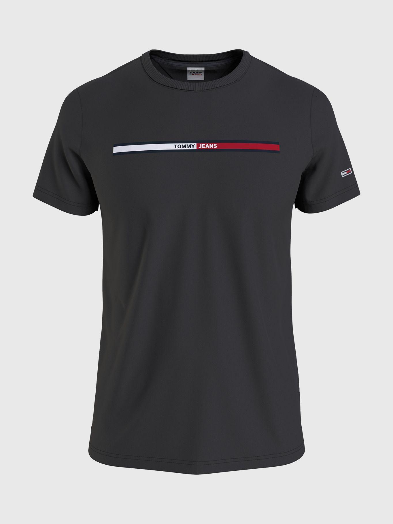 Polera Essential Logo Negro Tommy Jeans-0