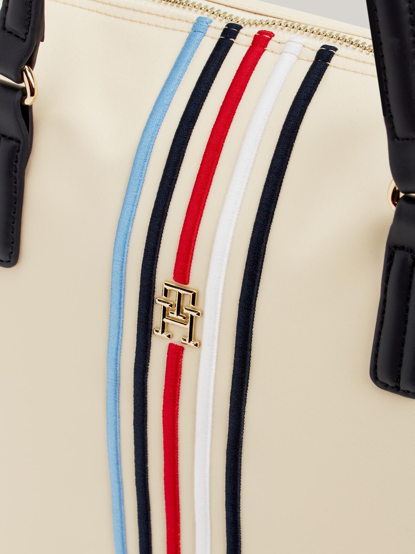 Tote Poppy Global Stripe Beige Tommy Hilfiger-2