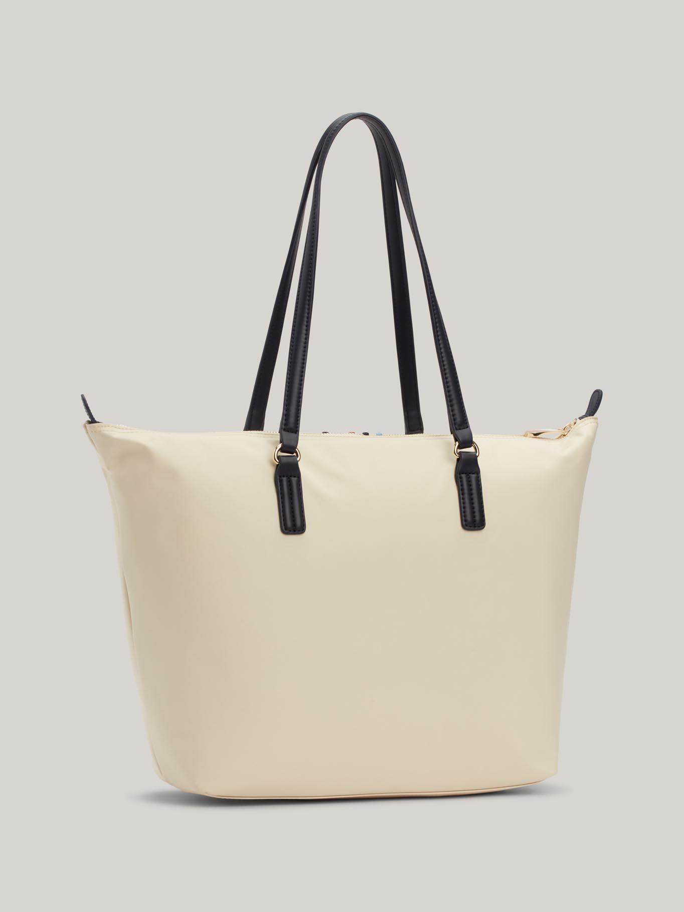 Tote Poppy Global Stripe Beige Tommy Hilfiger-4
