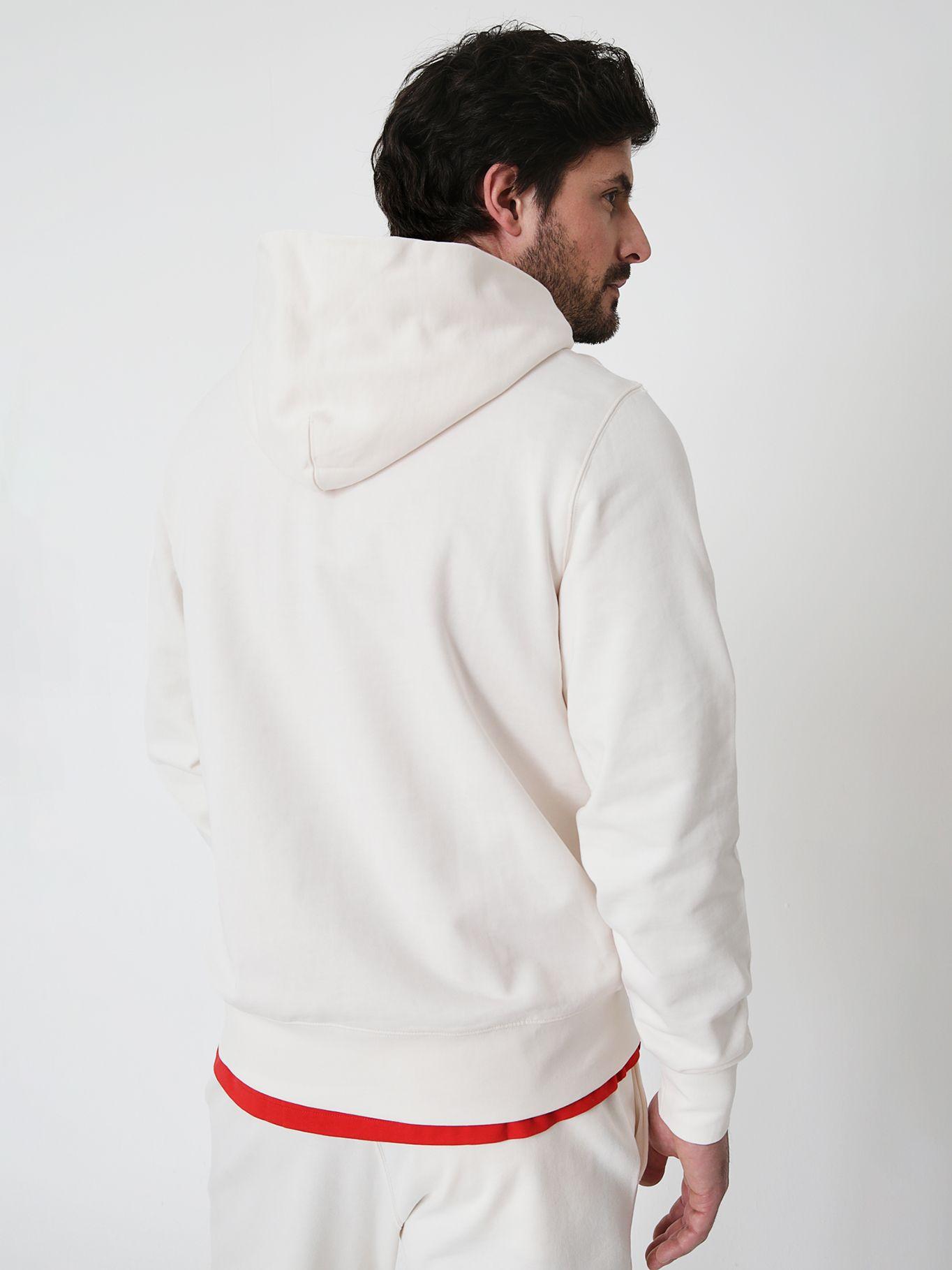 Polerón Hoodie Con Logo Monotipo Blanco Tommy Hilfiger-1