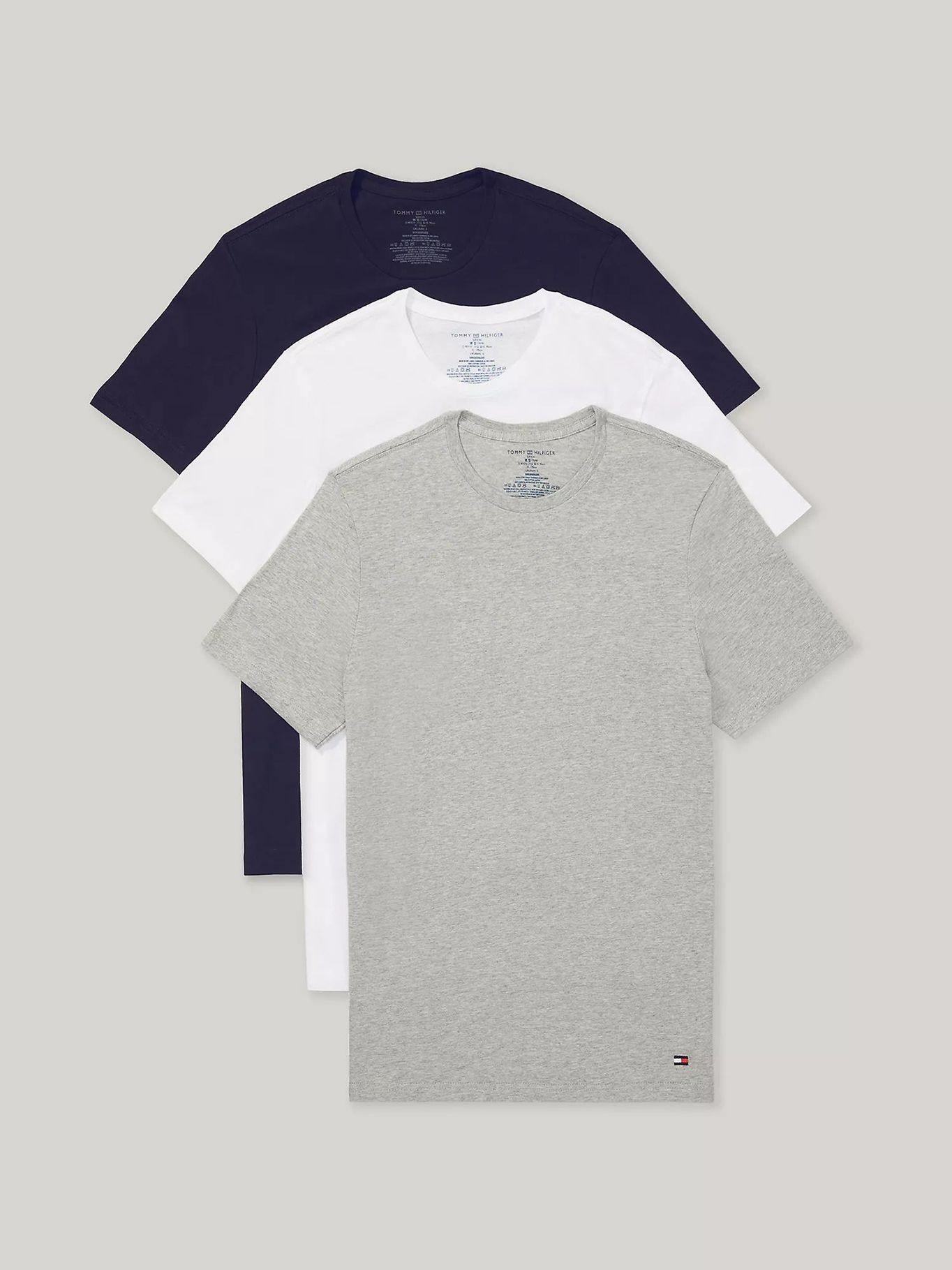 Pack De 3 Camisetas C-Neck Multicolor Tommy Hilfiger-0