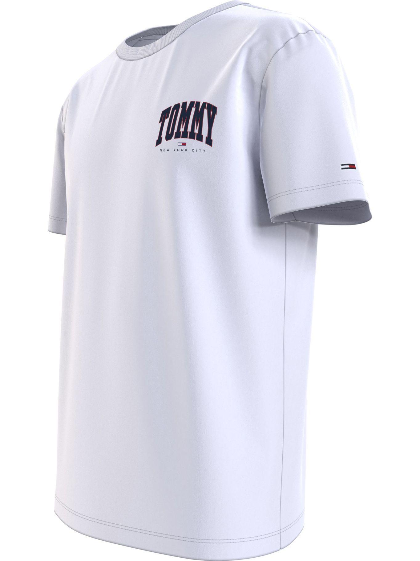 Polera College Logo Blanco Tommy Hilfiger-3