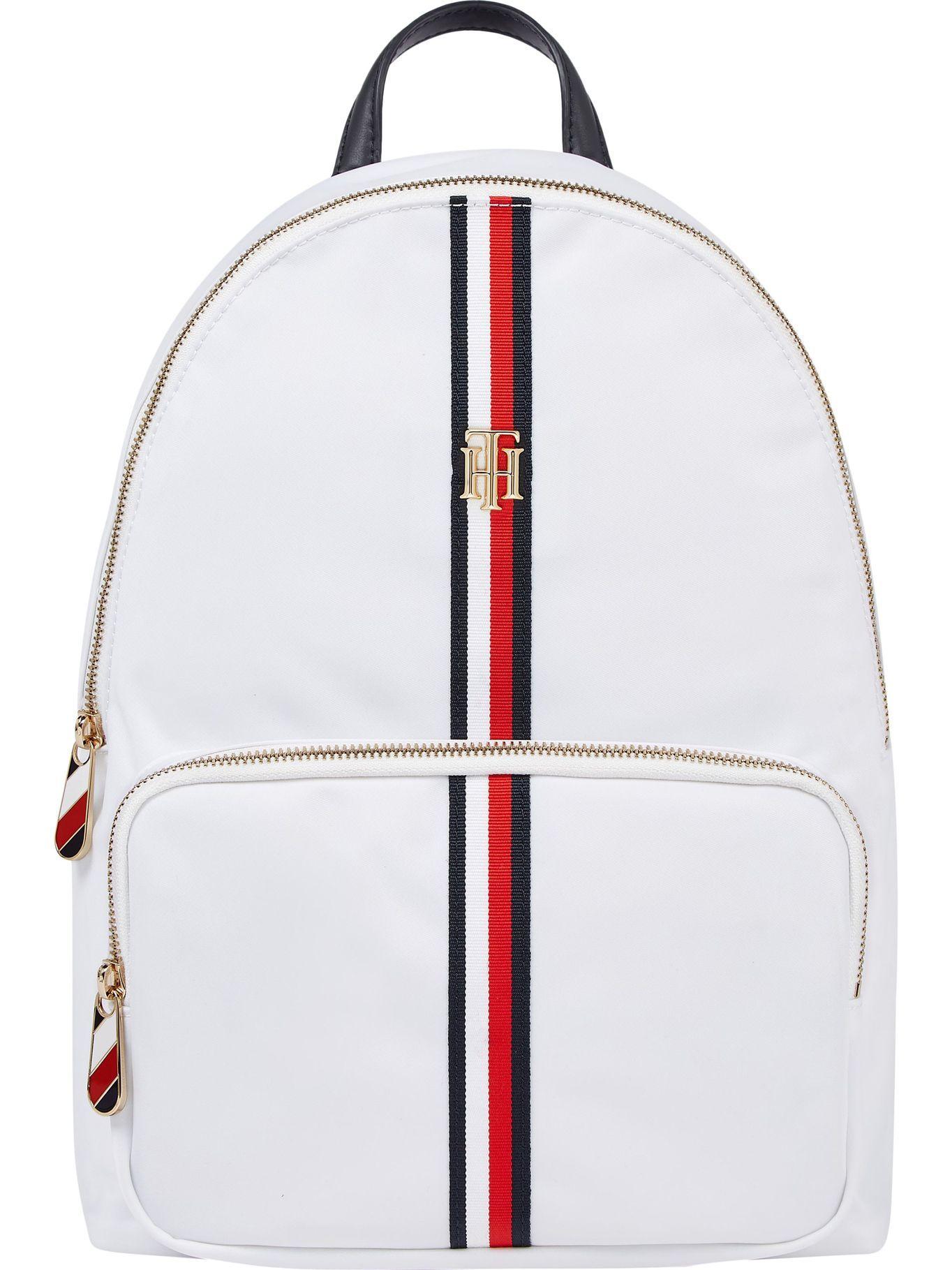Mochila Stripe Iconic Blanco Tommy Hilfiger-0
