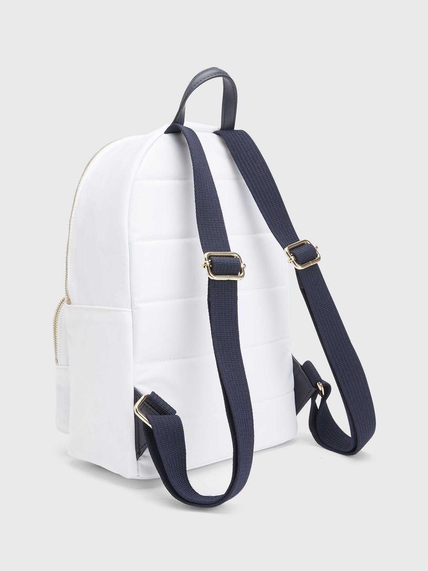 Mochila Stripe Iconic Blanco Tommy Hilfiger-1