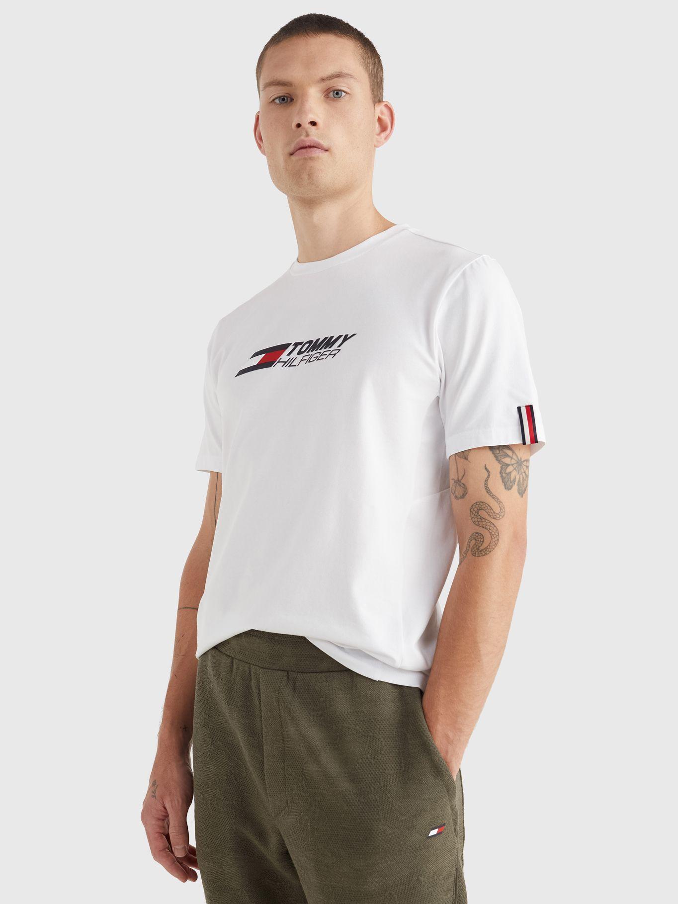 Polera Sport Essential Blanco Tommy Hilfiger MY2-0