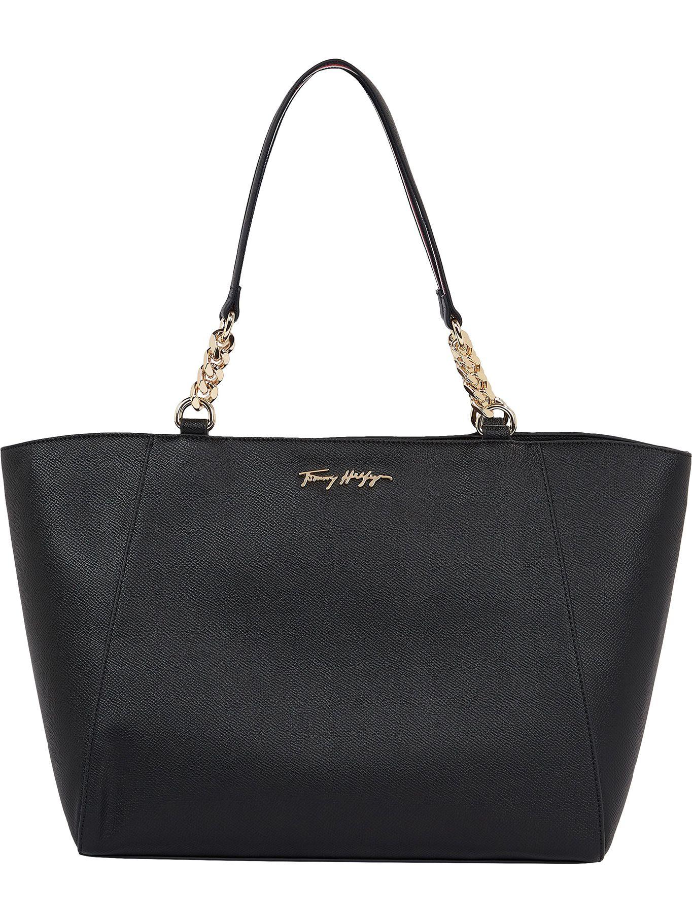 Bolso Tote Elegant Medium Negro Tommy Hilfiger-0