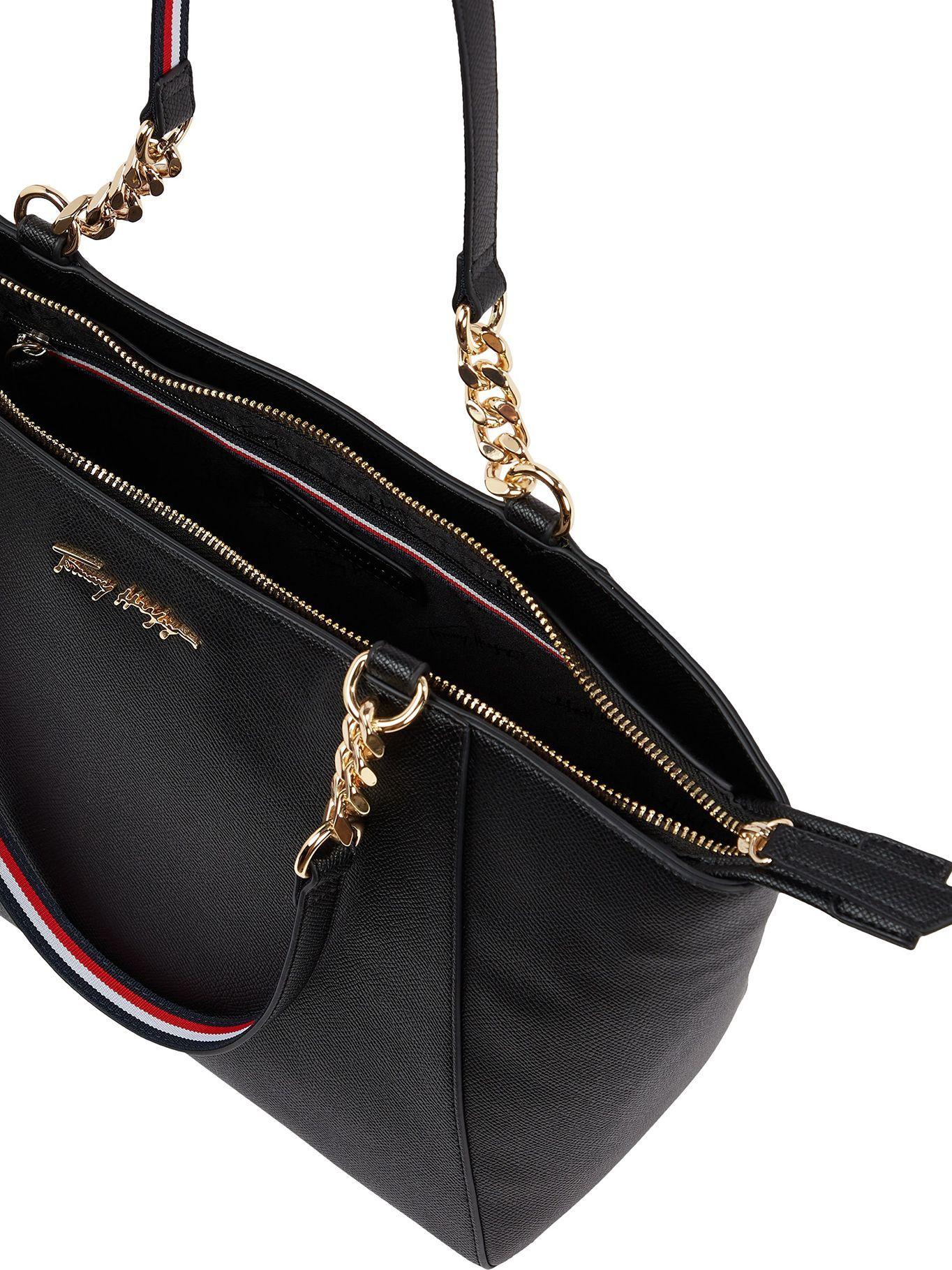 Bolso Tote Elegant Medium Negro Tommy Hilfiger-3