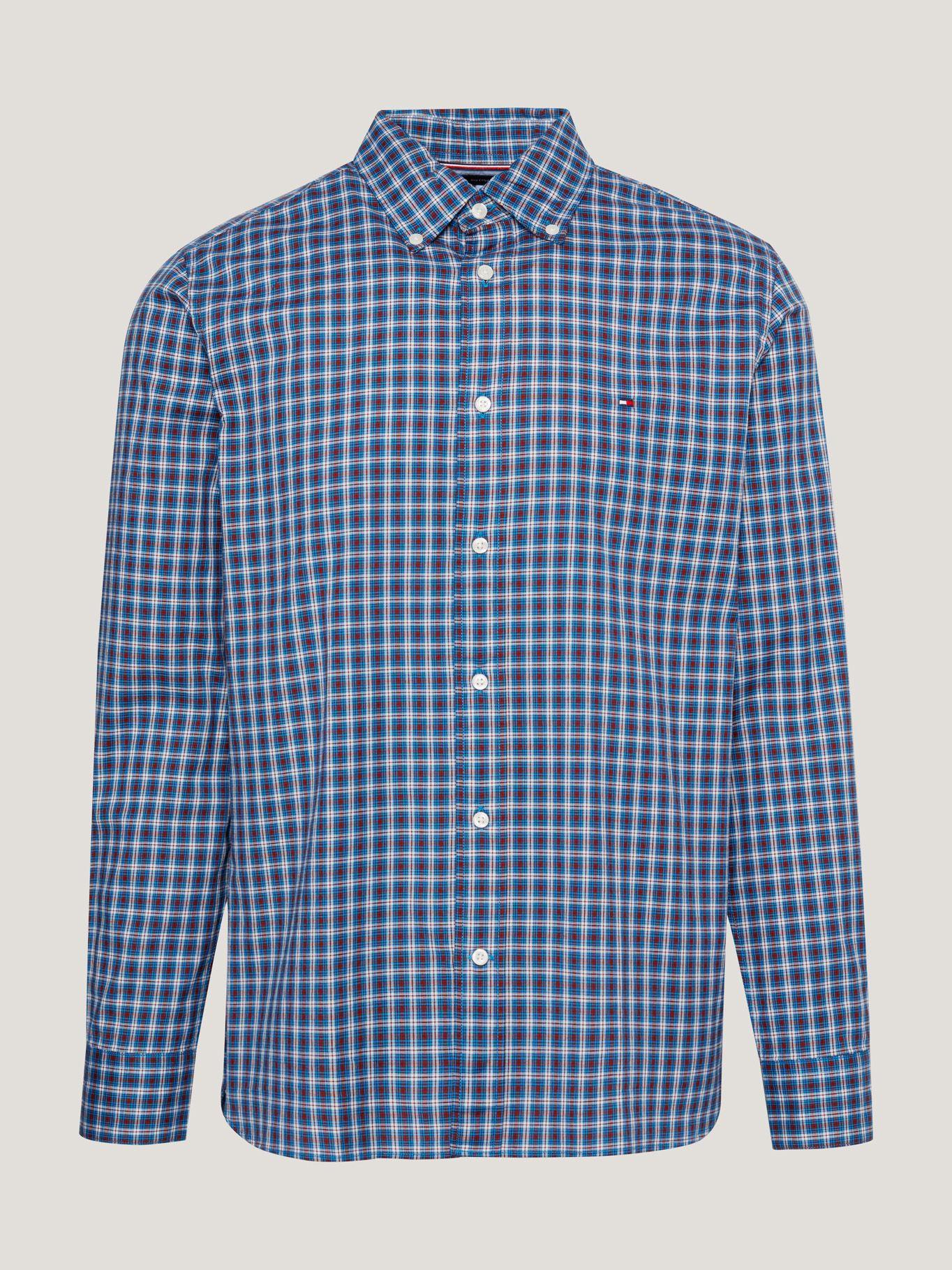 Camisa Regular Fit A Cuadros Azul Tommy Hilfiger-2