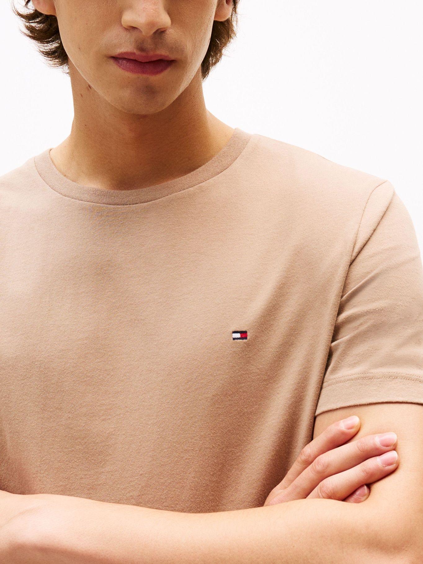 Polera Essential Cotton C-Neck R Beige Tommy Hilfiger-3